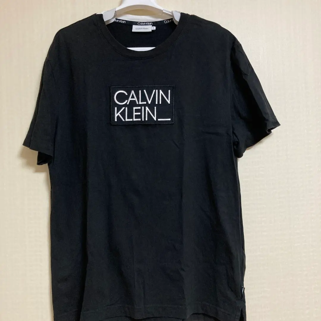 Calvin Klein 文字標誌 T恤 XL 黑色 的縮圖