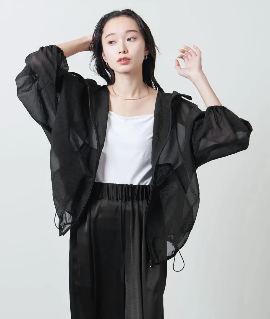 MARW UNITED ARROWS シアー パーカー オフホワイト MARW UNITED ARROWS＞シアー パーカー