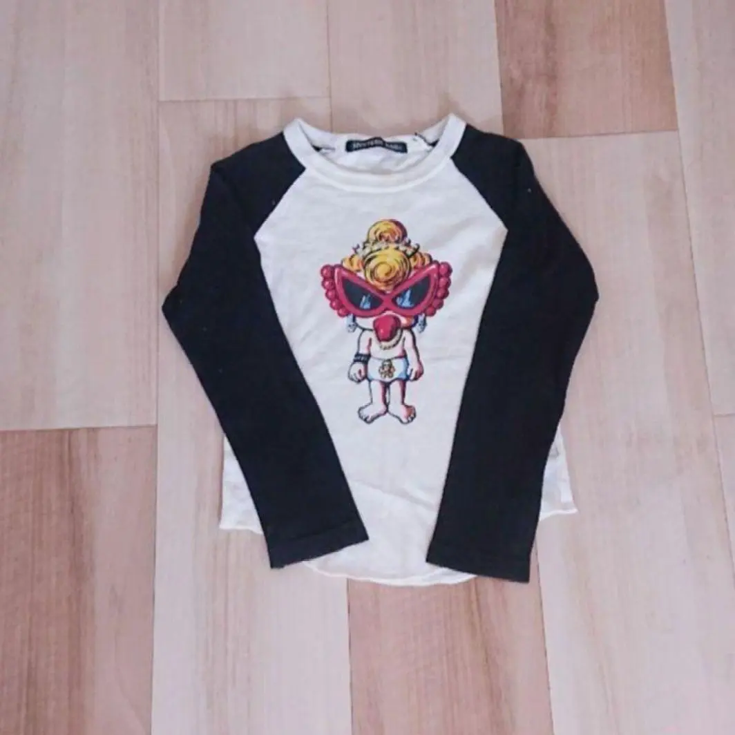 Thumbnail of HYSTERIC MINI ❤ Long Sleeve Cut-and-Sewn Top, Made in Japan, Size 100