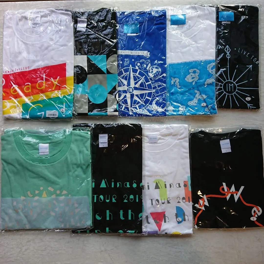 水瀬いのりTシャツセット XLサイズ 2025年最新】catch the rainbow tシャツの人気アイテム - メルカリ