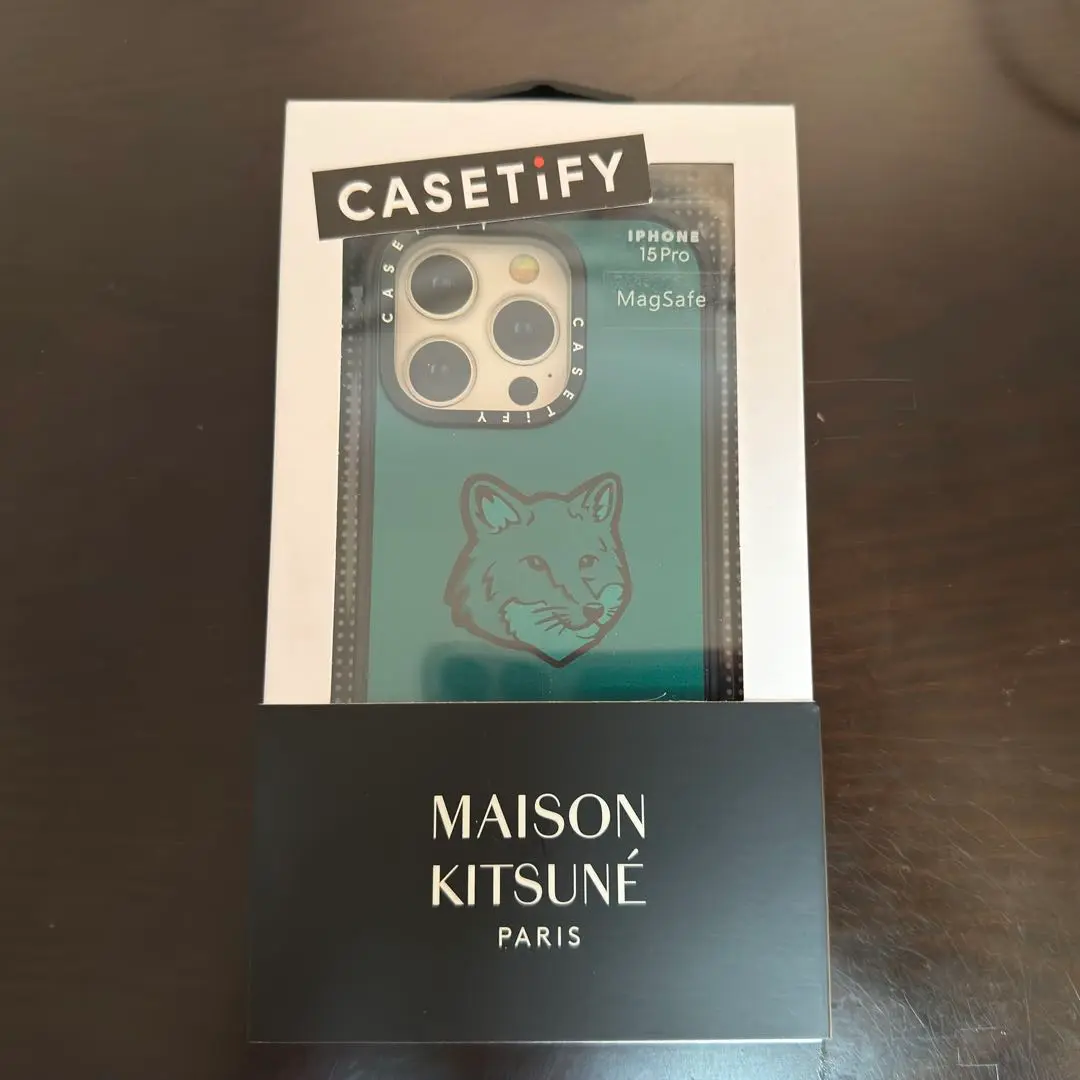 MAISON KITSUNE x CASETIFY IPHONE 15 PRO MAX GLAM FOX MAGSAFE