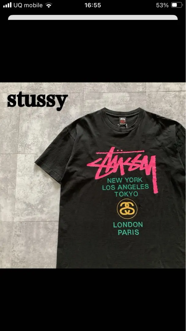 Thumbnail of [XL Size] Stussy World Tour Double-Sided Print T-shirt