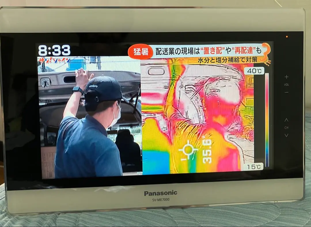 Panasonic ポータブルテレビ SV-ME7000-W 概要 ポータブル地上デジタルテレビ SV-ME7000 | ポータブル
