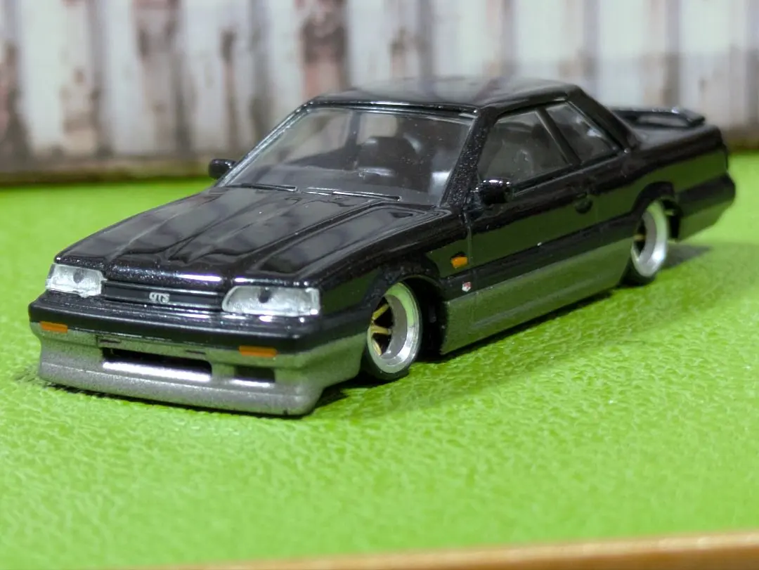 Thumbnail of ★ 1/64 scale Nissan Skyline GTS-X Kai, deep dish rims, lowered