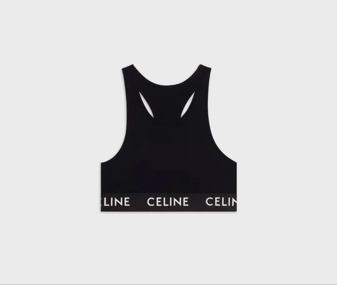 新品✴︎正規品✴︎CELINE✴︎アスリートブラタンクトップ✴︎ブラックS CELINE - CELINE タンクトップの通販 by @ma_ ✩Room
