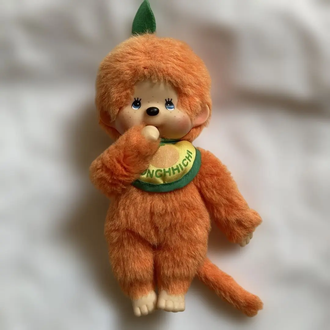 激レア 当時物 セキグチ モンチッチぬいぐるみ 信州 静岡限定 みかんバージョン sekiguchi (セキグチ) モンチッチ タグ付 オレンジ 静岡限定