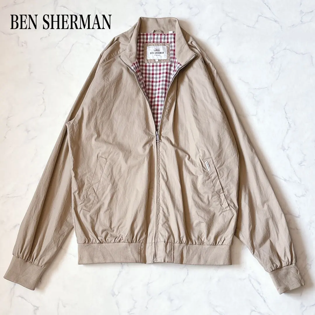 Thumbnail of BEN SHERMAN Harrington Jacket Swing Top L Beige