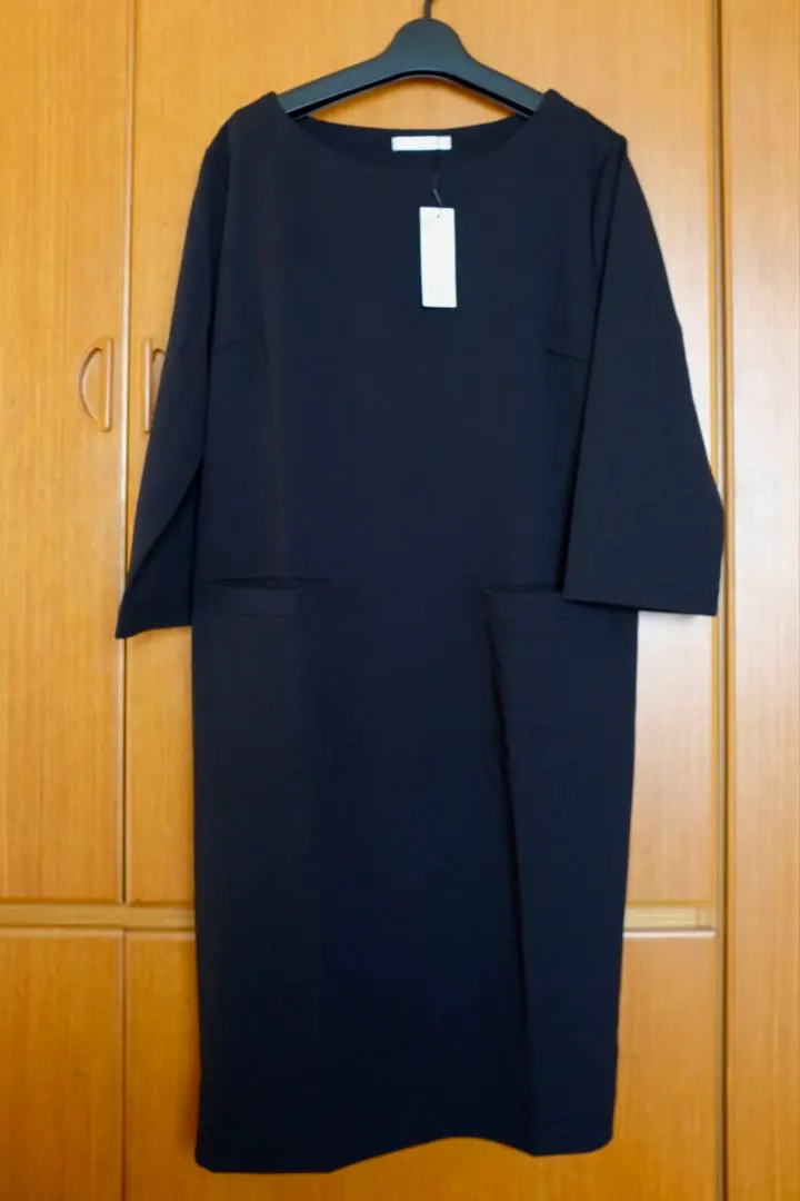 Thumbnail of marvelous by Pierrot Three-quarter Sleeve Dress L Black With Tags