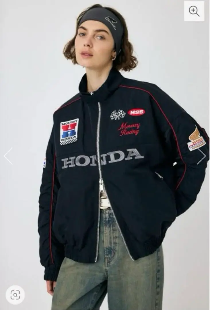 MOUSSY HONDA オレンジ ブルゾン トラックジャケット HONDA COMPACT トラックジャケット（ジャージ）｜MOUSSY