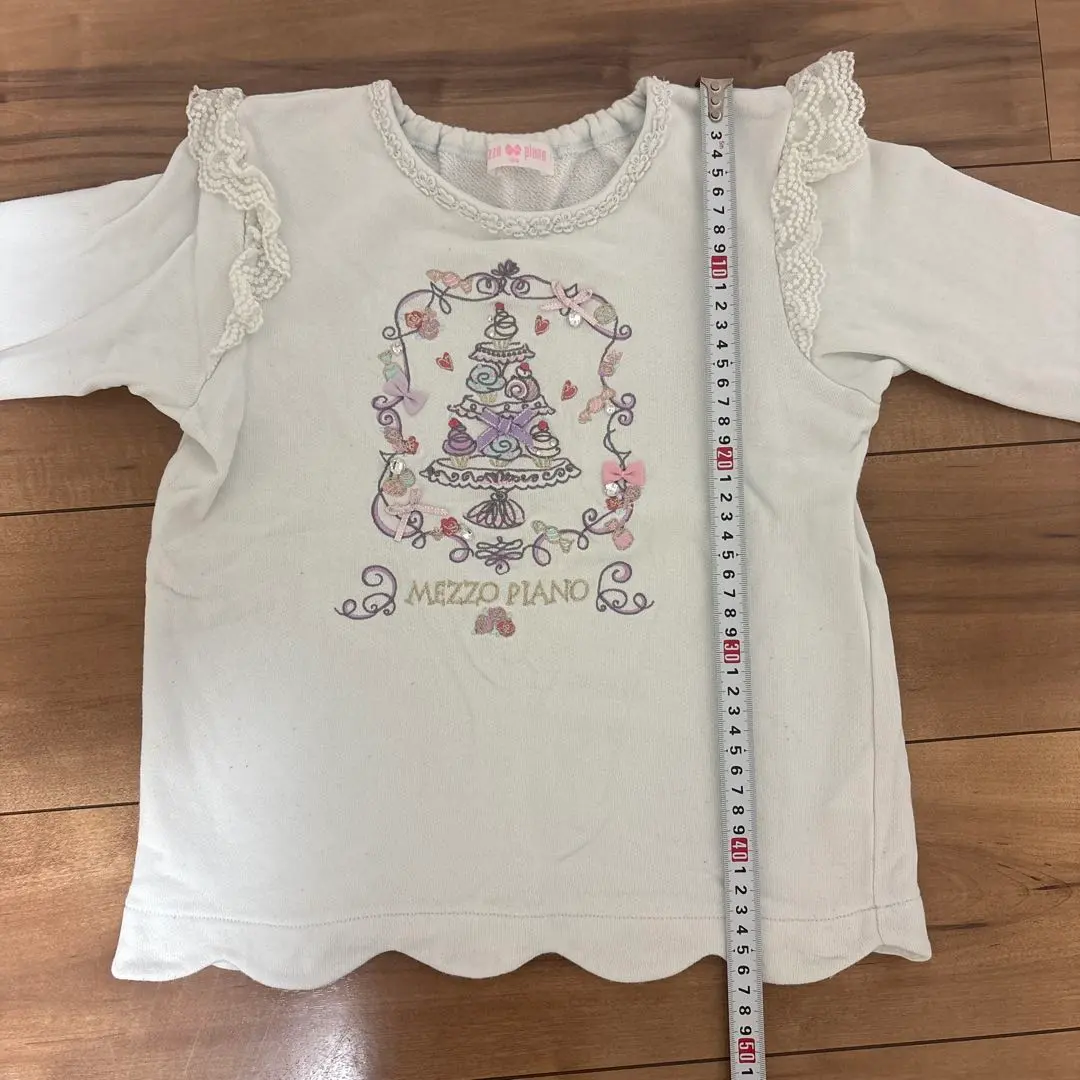 Thumbnail of MEZZO PIANO Frill Sweatshirt 140cm