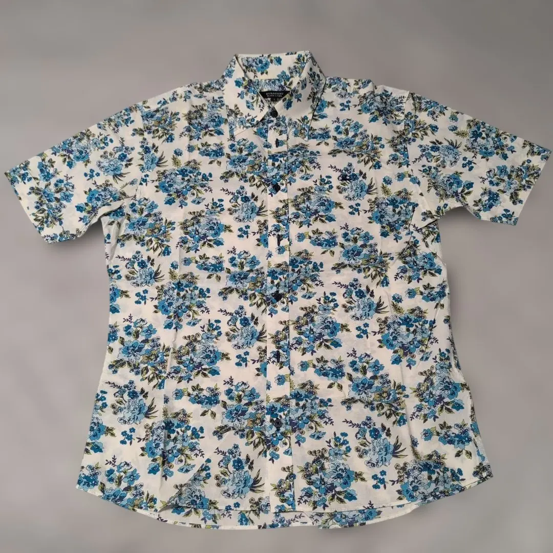 Thumbnail of BURBERRY BLACK LABEL Floral Short Sleeve Shirt, Size 2