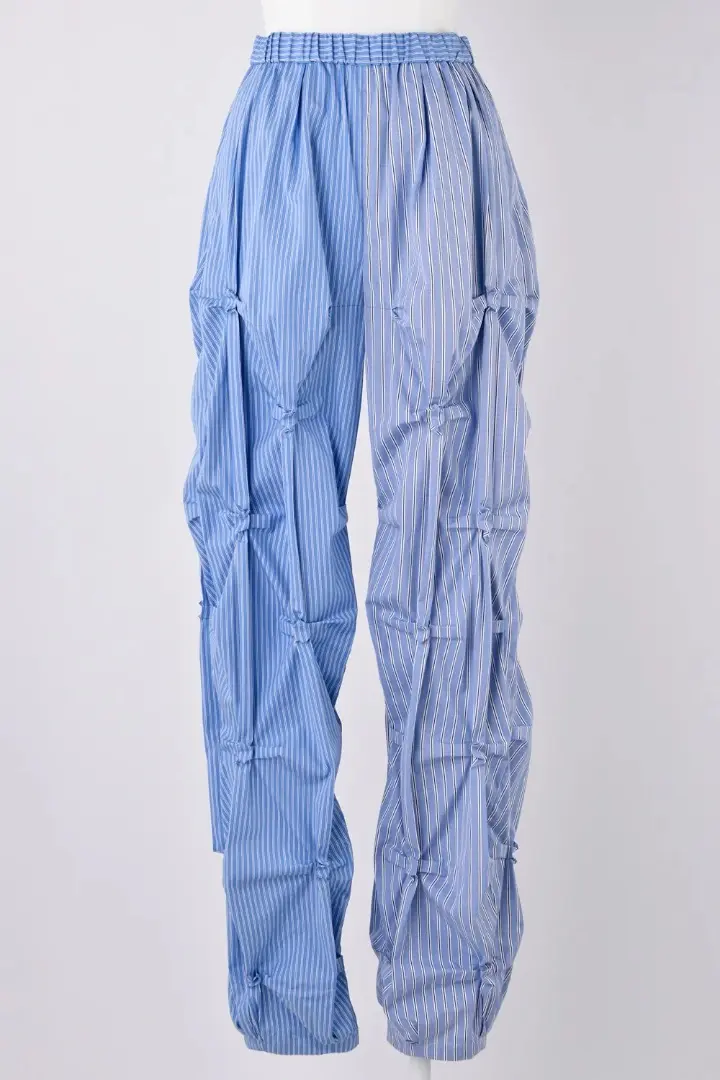 エンフォルド　リラックストラウザー36   ネイビー ENFOLD(エンフォルド)】 RELAX ELASTIC WIDE-TROUSERS｜PARIGOT