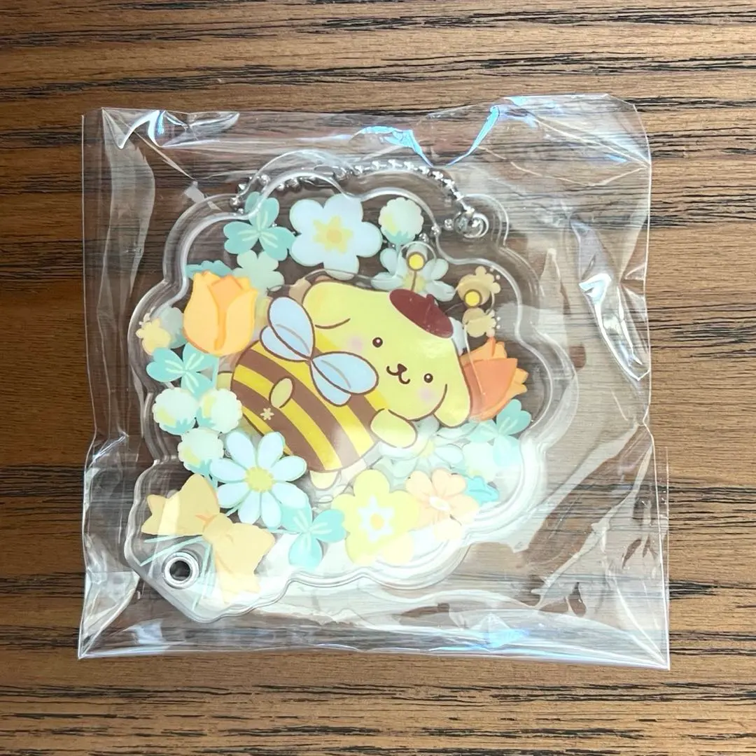 Thumbnail of Pompompurin Custom Acrylic Charm - Flower