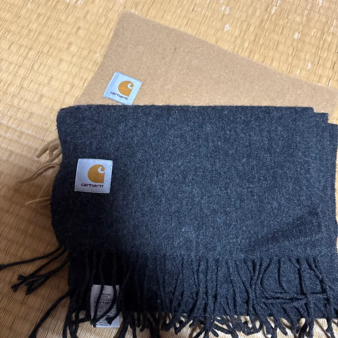 Carhartt ウールマフラー 2色セット 美品‼️ 2025年最新】Carhartt メンズ マフラーの人気アイテム - メルカリ