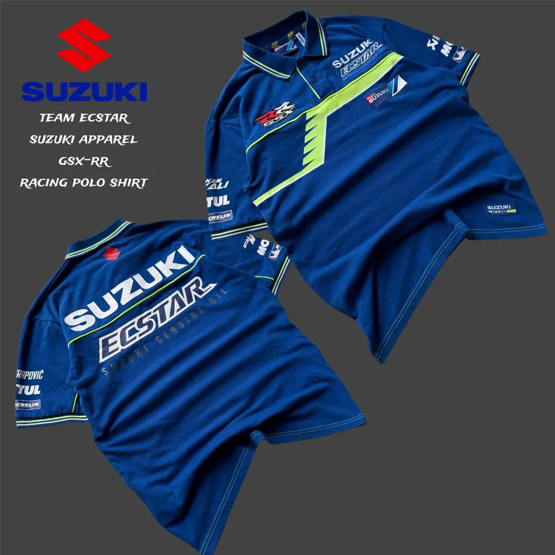 SUZUKI ECSTAR GSX-RR 2016 公式 賽車Polo衫刺繡 的縮圖