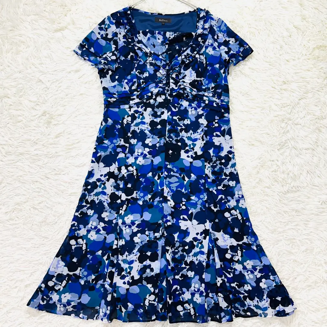 Thumbnail of Reflect Washable ♪ Vibrant Dress Botanical Beautiful Silhouette Size 11/L
