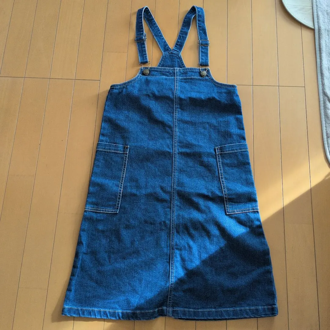Thumbnail of Denim Blue Jumper Skirt 100cm~ NAVY Size 160