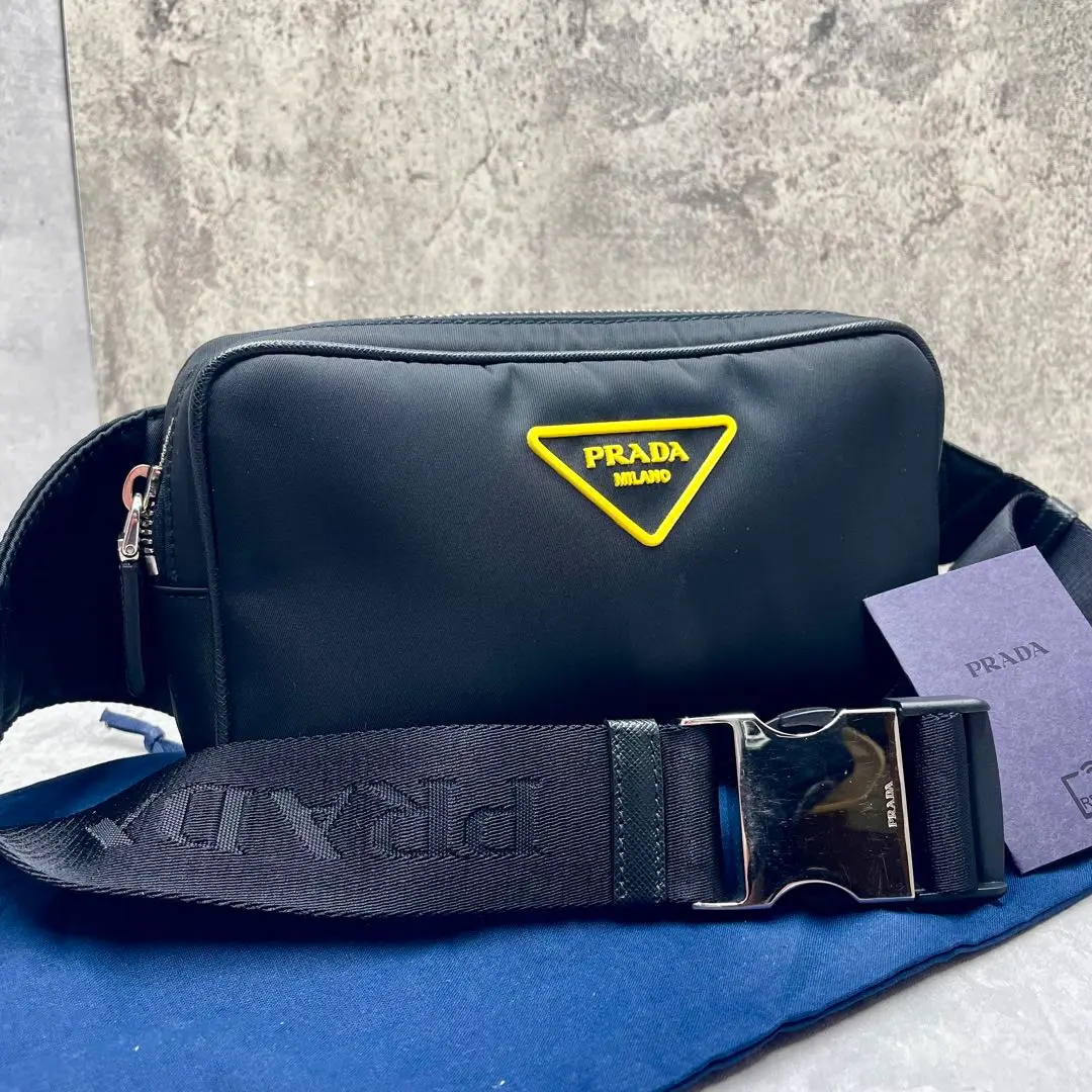 Prada 極美品 2VL977 ボディバッグ ネイビー ナイロン プラダ プラダ PRADA 【カラー限定特価】PRADA ボディバッグ 2VL977 WOO