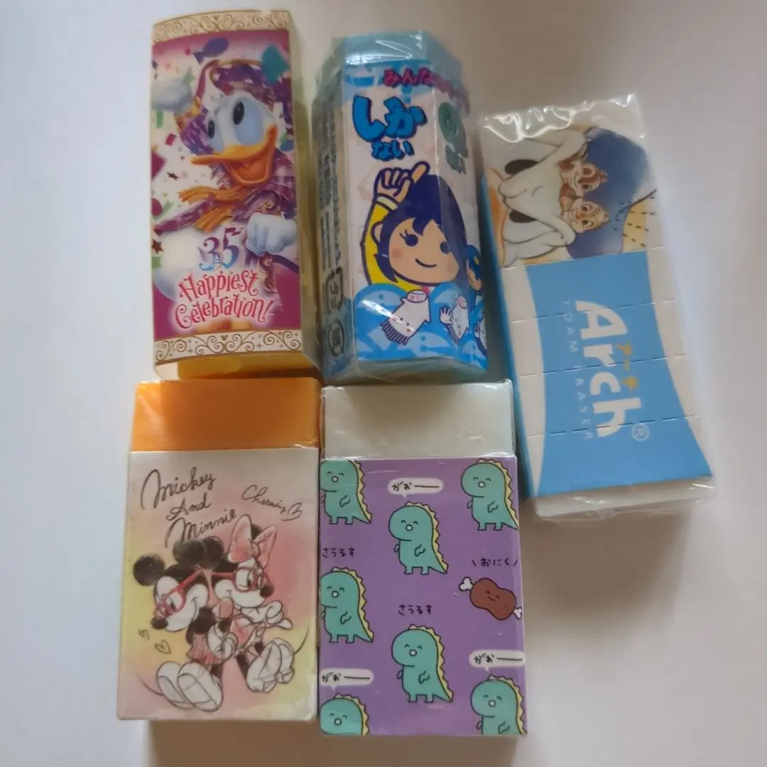 【りん】ディズニー　キャラクター　Arch　アーチ消しゴム　18個 Disney - ディズニー キャラクター Arch アーチ消しゴム アーチ