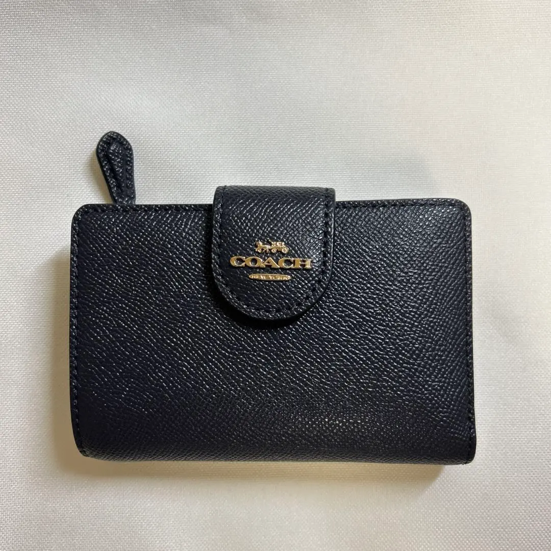 Thumbnail of COACH bi-fold wallet, navy