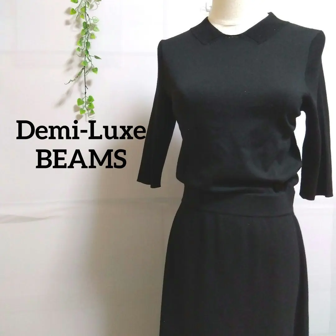 Demi-Luxe BEAMS .Ｍ / ヘルシー ニットキャミソール　目黒越子 未使用品】Demi-Luxe BEAMS ヘルシーニットキャミソール 目黒越