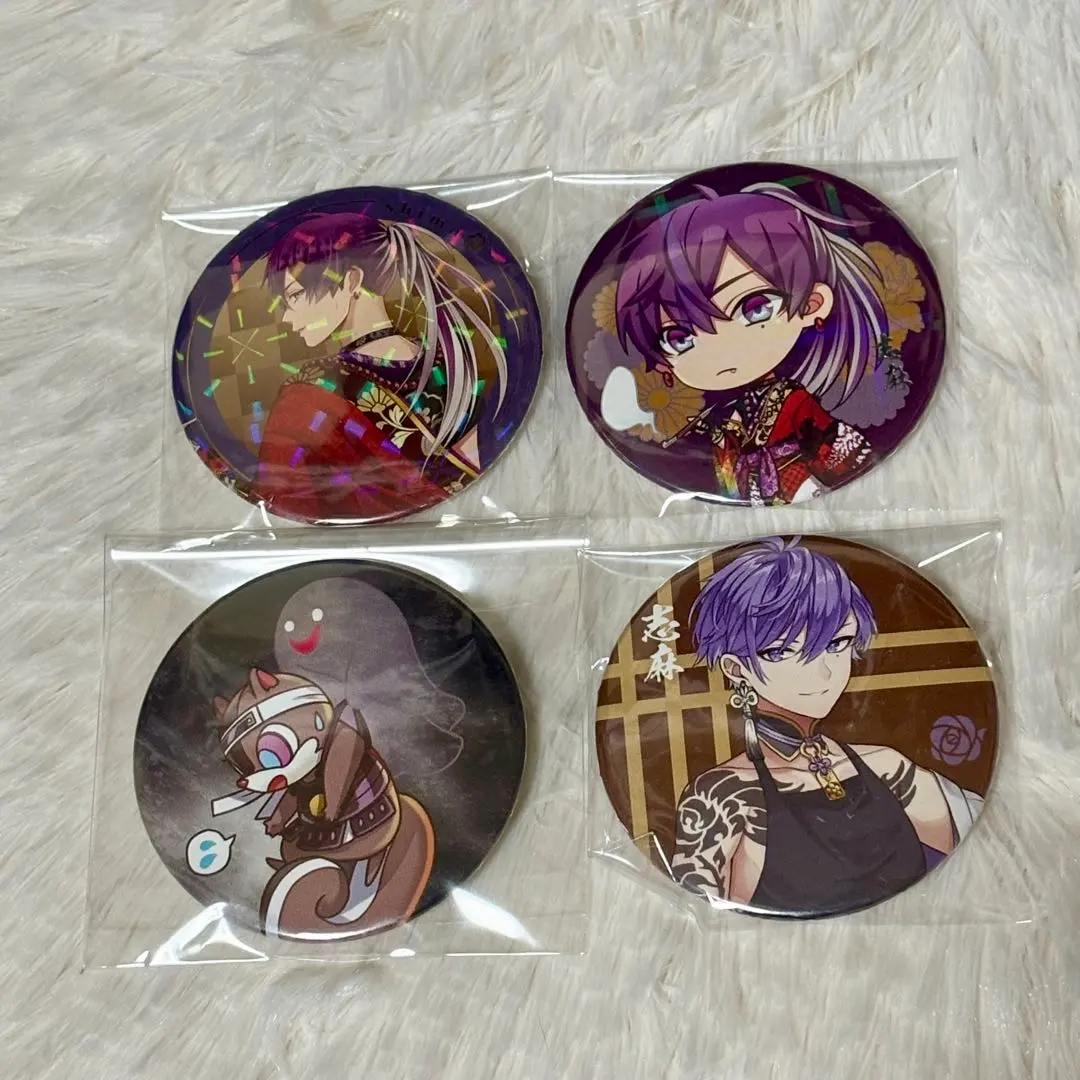 Thumbnail of Urataka Sakata Sen, Shima, Can Badge, Includes Holo, Set of 4