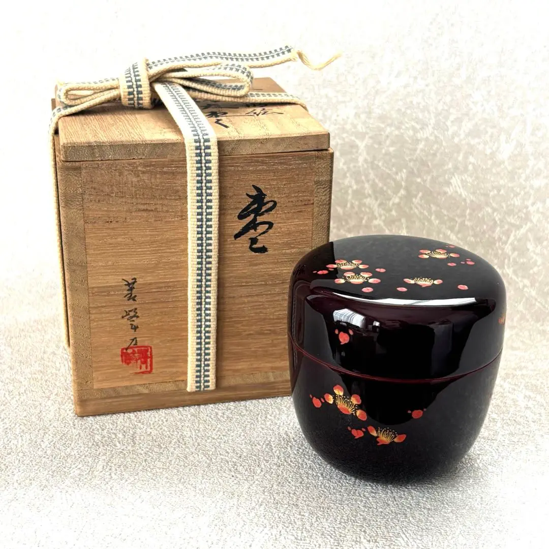 未使用☆輪島塗 本漆塗 沈金 6.5寸 お重箱古今菁峰作