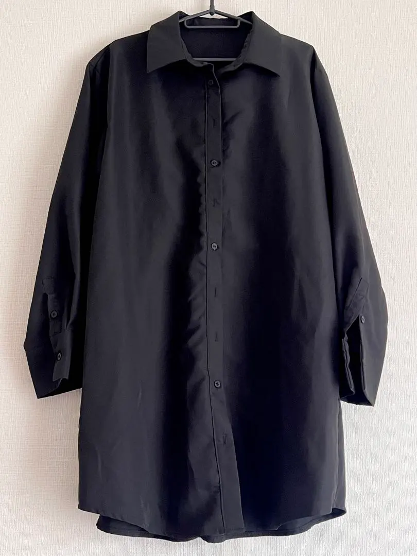Thumbnail of Shirt dress, black