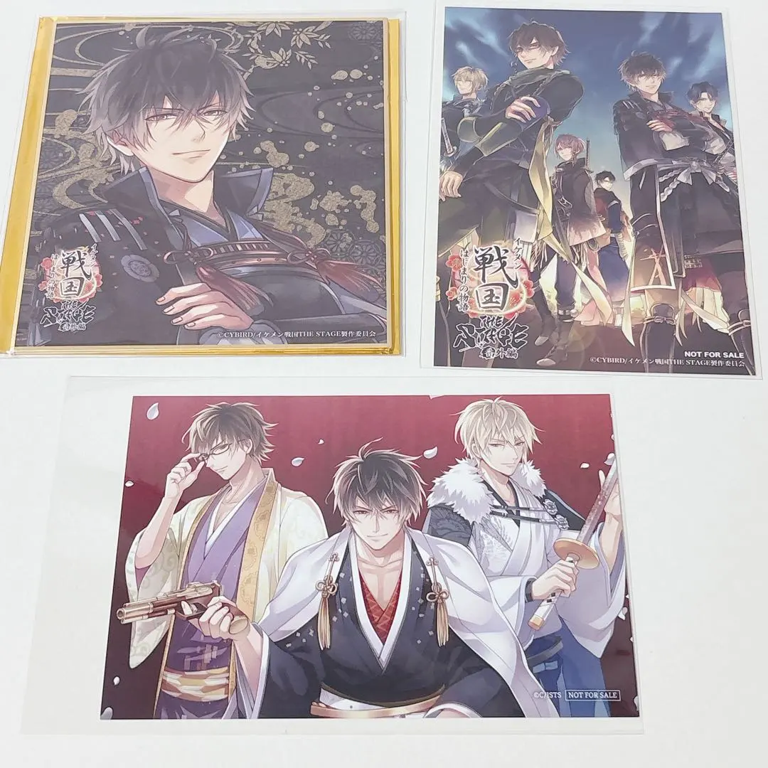 Thumbnail of Ikemen Sengoku Stage Play Shikishi Art Board Postcard 3-Piece Set