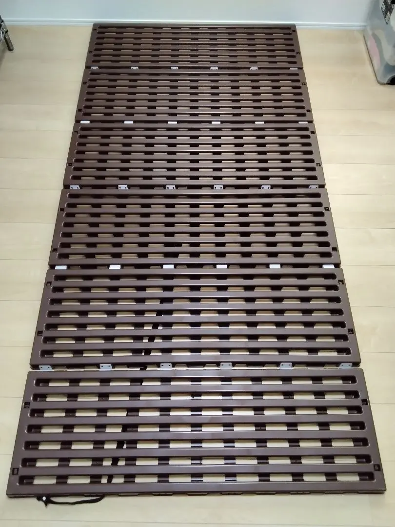 美品！　蝶プラ工業　すのこベッド　エアースリープ　ブラウン　2セット 日本製 スノコベッド プラスチック製 エアースリープ ブラウン