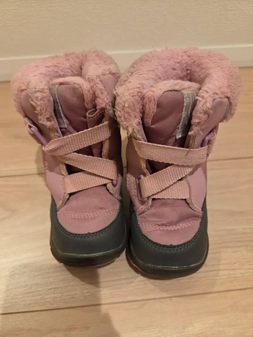 Thumbnail of IFME Pink Boots with Fur 15cm