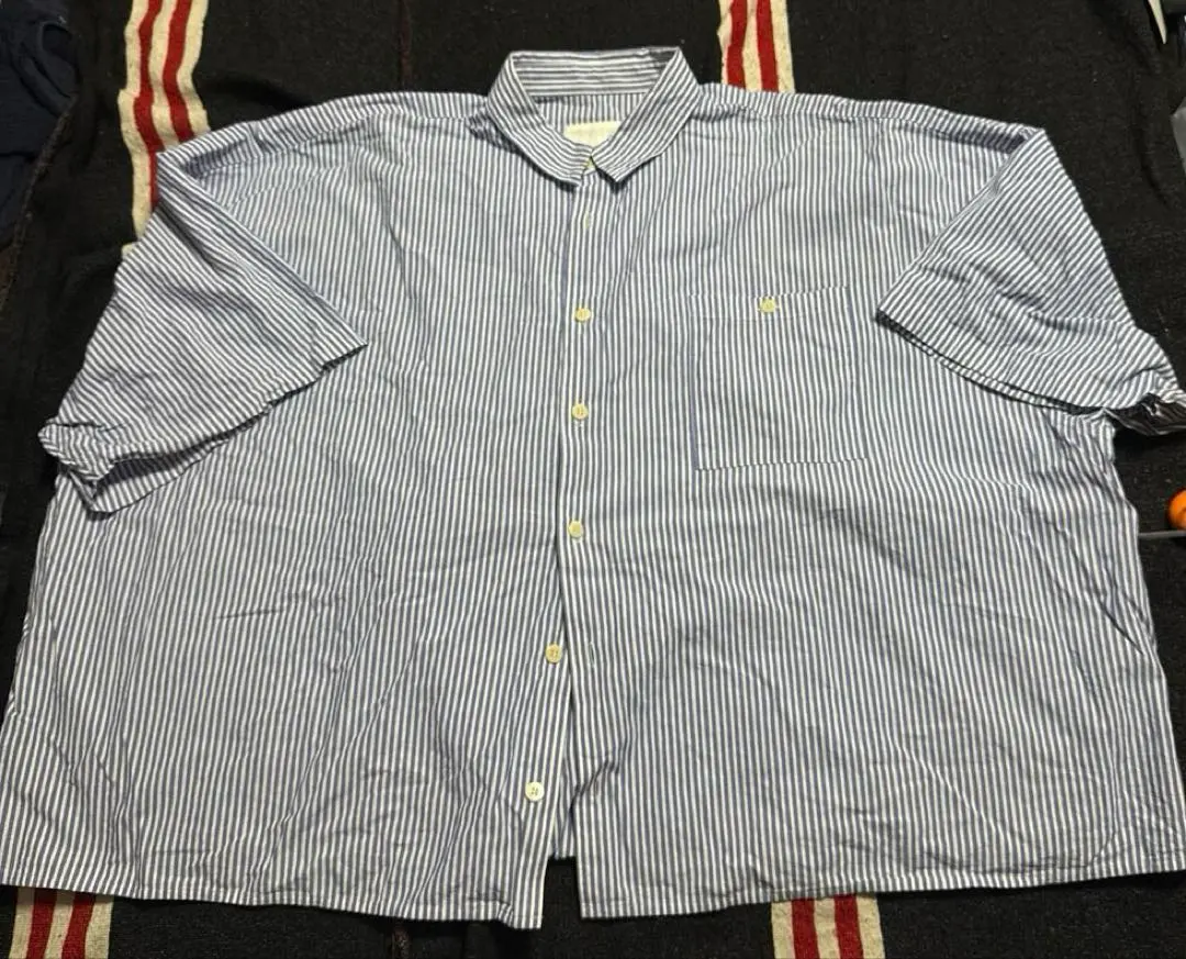 Thumbnail of whowhat 5XL shirt striped short sleeve