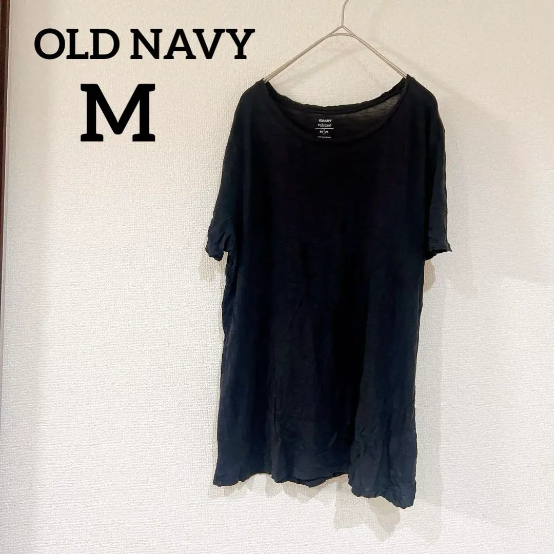 Thumbnail of First come, first served ✨️ OLD NAVY 【M】 Relaxed Fit Short Sleeve T-shirt Simple