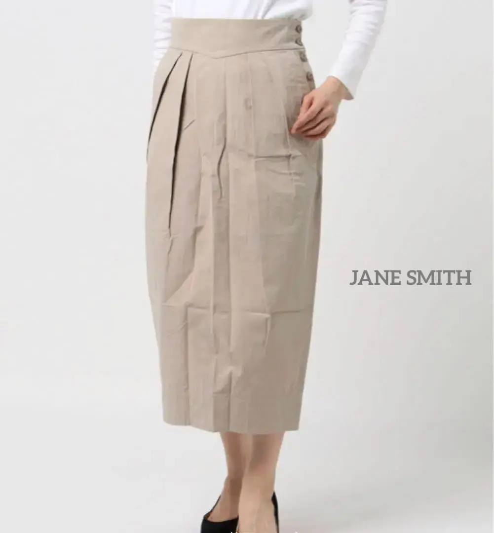 JANE SMITH ジェーンスミス ミリタリースカート オリーブ定価2.6万円
