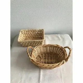 Thumbnail of Set of 2 Natural Material Baskets