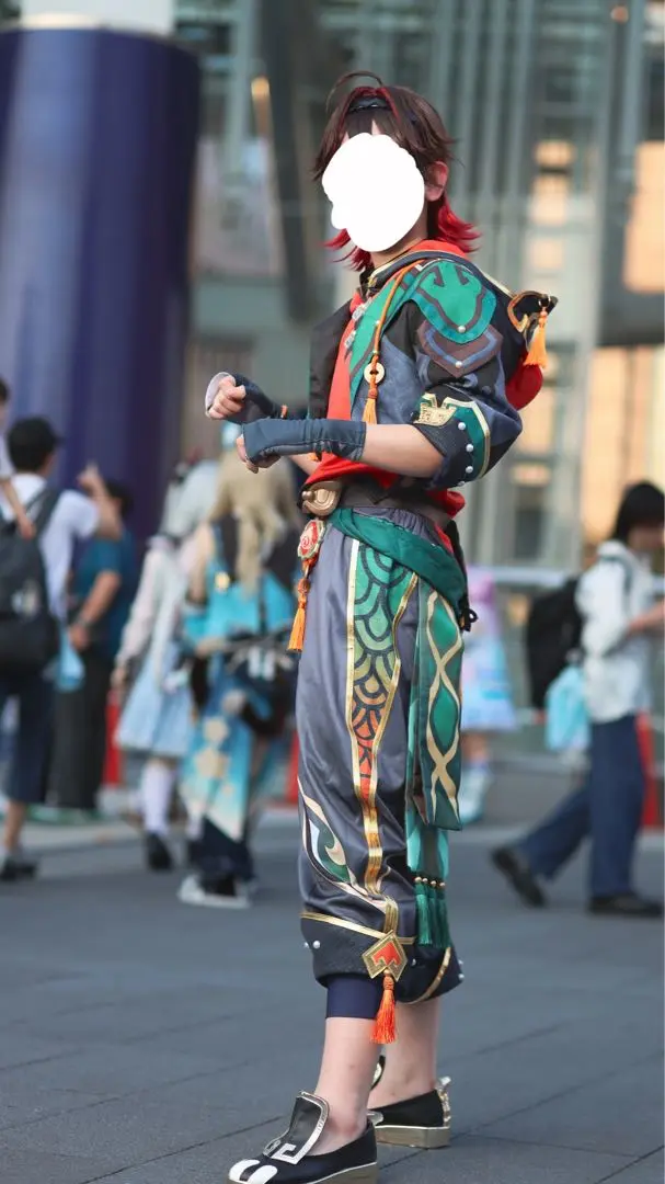 原神 嘉明 コスプレ衣装 ウィッグ付き フルセット 原神 コスプレ 嘉明 衣装 ※ウィッグ 靴 追加可 : 川上ストア