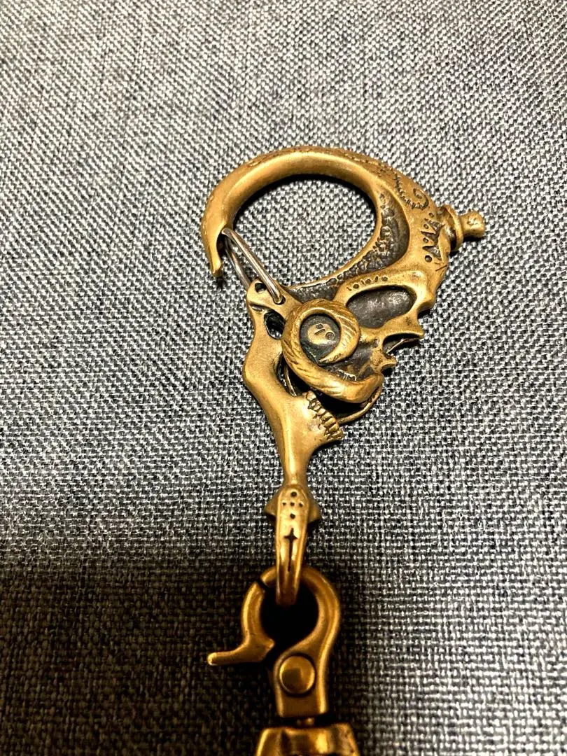 galcia ガルシア　スカルデザイン キーホルダー、キーリング、キーフック GALCIA ガルシア SKULL KEYHOLDER スカル キーホルダー シルバー