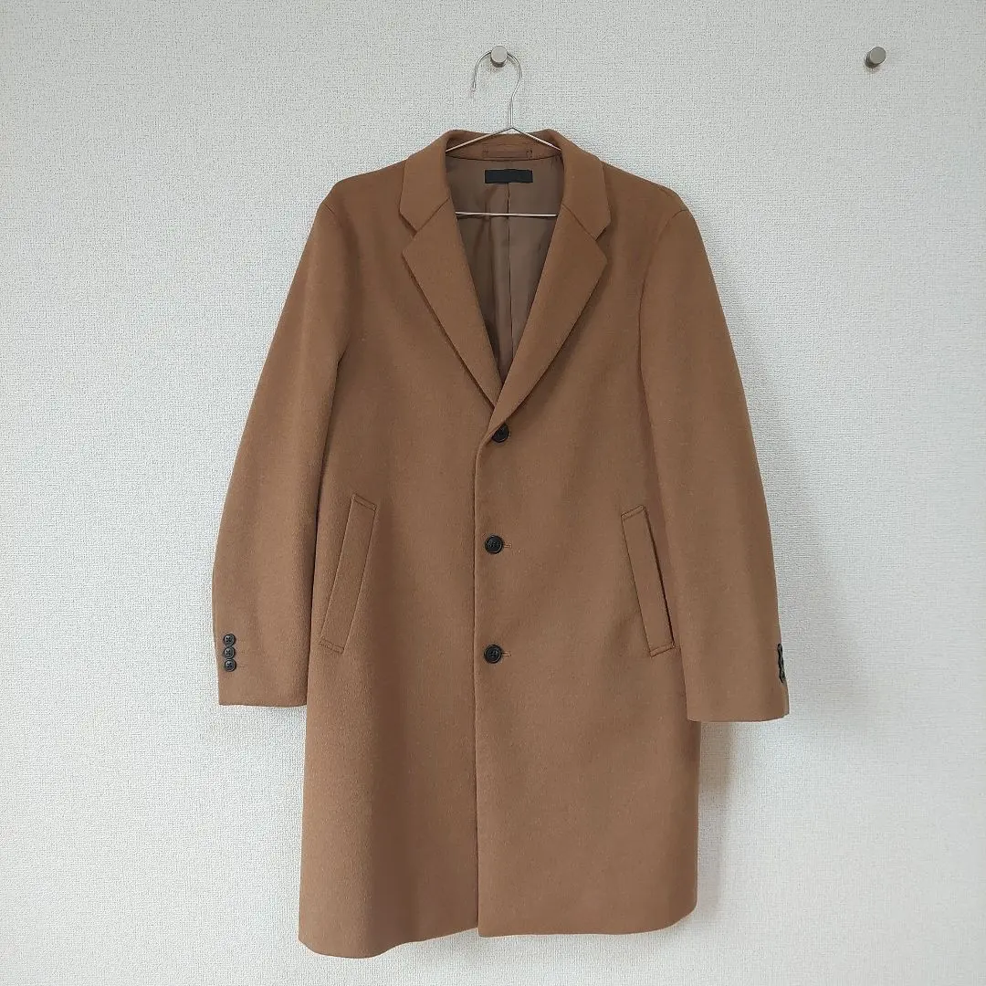 Thumbnail of Uniqlo Wool Cashmere Chester Coat S Brown Men's