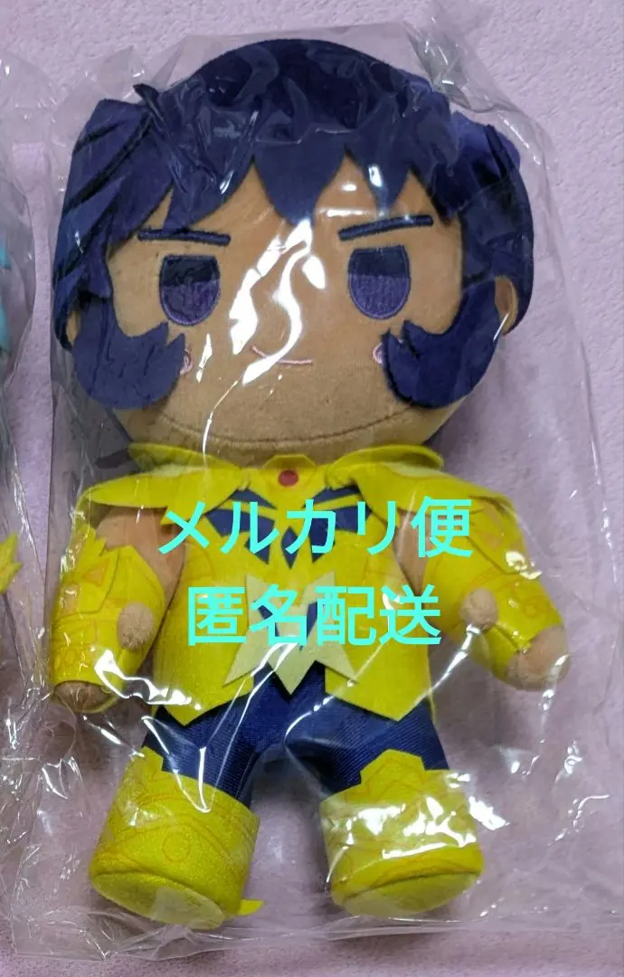 新品未開封　2個セット　聖闘士星矢　あくちょんぬいぐるみ　ミロ　アイオリア TVアニメ『聖闘士星矢』より「フォルメイツあくちょんぬいぐるみ