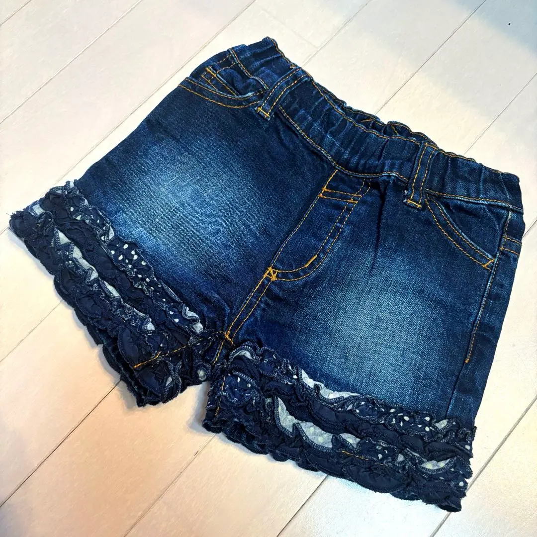 HAKKA KIDS 牛仔 短褲 100 的縮圖