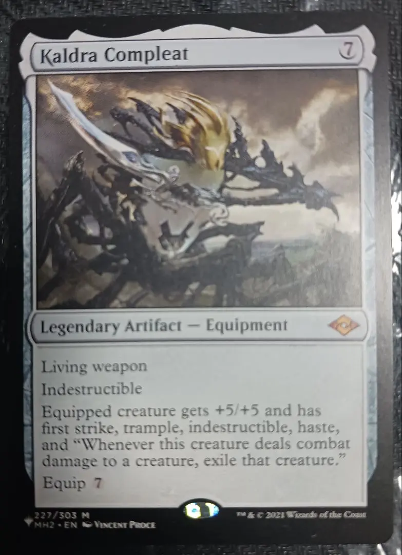 mtg カルドラの完成体　英語　ボーダーレス　プロモ カルドラの完成体/Kaldra Compleat《英語》【CMM】