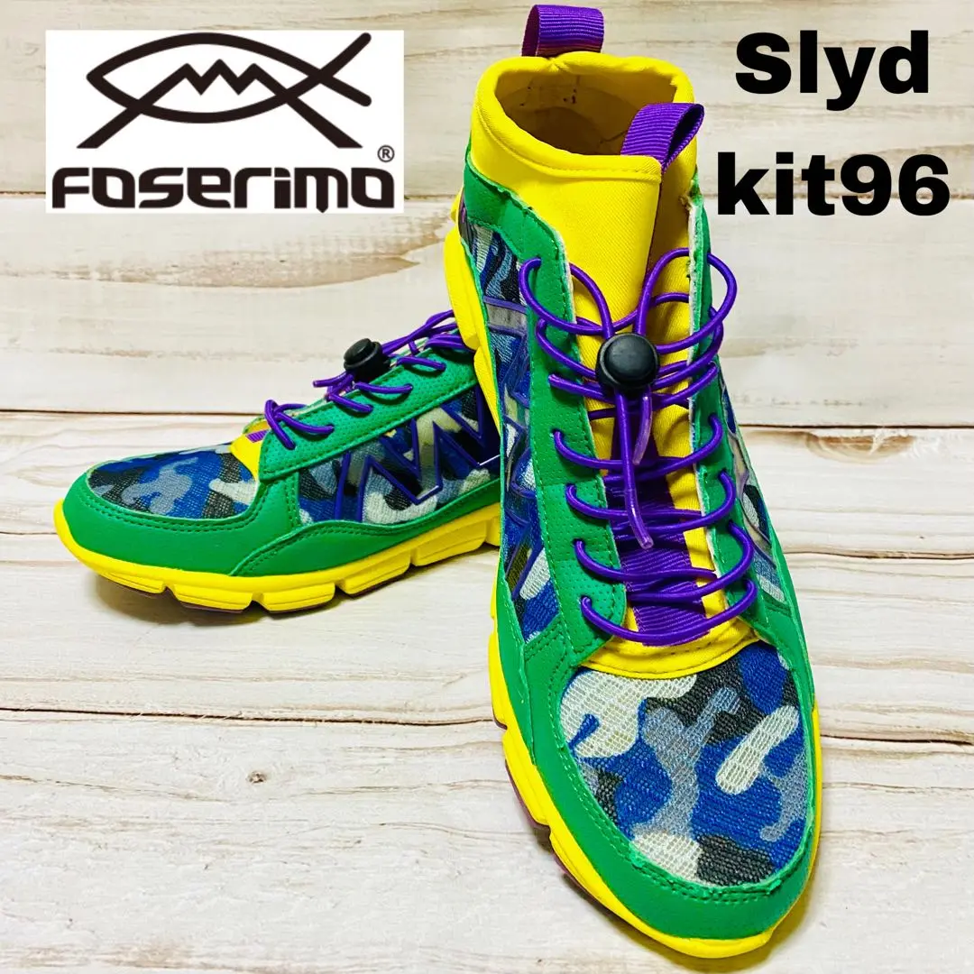 レア☆FOSERIMO☆フォセリモ☆ネイビー迷彩☆US9☆27cmマリンシューズ レア☆FOSERIMO☆フォセリモ☆ネイビー迷彩☆US9☆27cmマリン
