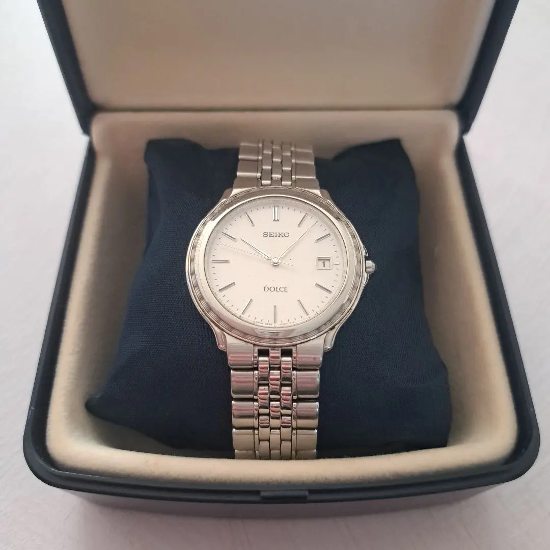 SEIKO DOLCE Quartz 5E32-6A70 man watch case no.396669 , made
