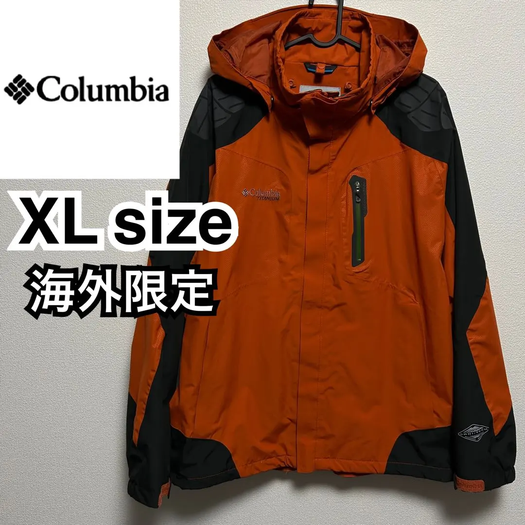 Thumbnail of [Overseas Exclusive] Columbia Mountain Parka XL Size Orange Waterproof Excellent Condition