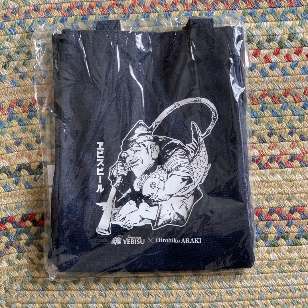 Thumbnail of Yebisu Beer Hirohiko Araki JoJo Yebisu Denim Tote Bag with Venue-Exclusive Pamphlet
