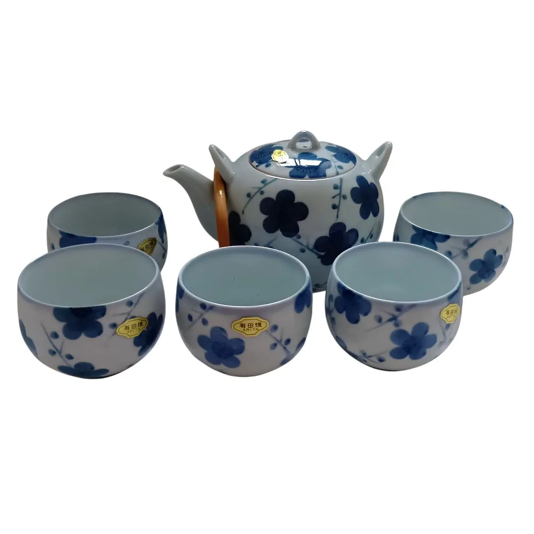 有田燒 急須、茶杯5個組 的縮圖