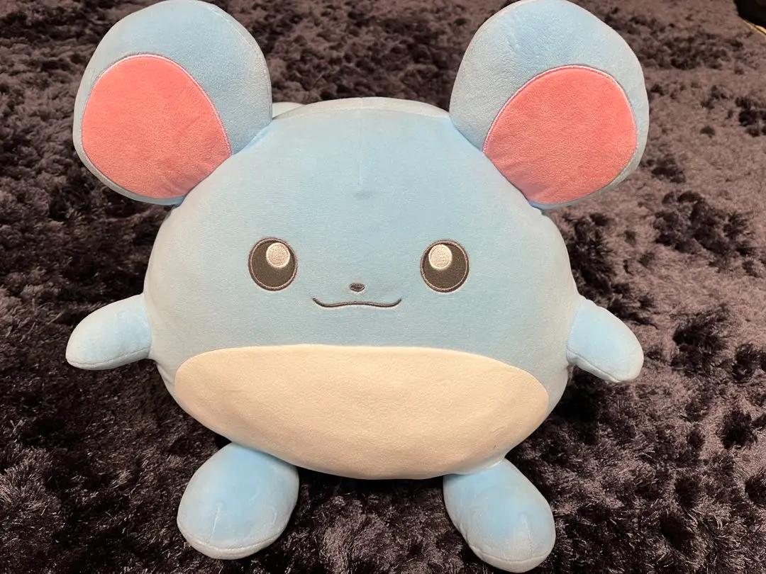 ポケモン　マリル　もっちりっちBIGぬいぐるみ もっちりっちぬいぐるみ マリル ｜【公式】ポケモンセンター