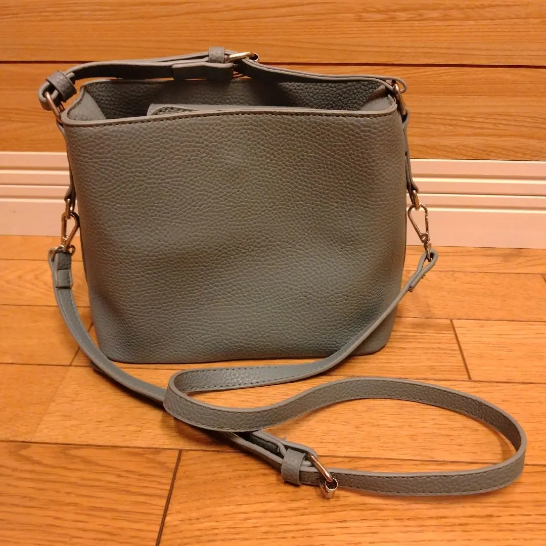 Thumbnail of Excellent Condition: Light Blue Genuine Leather Shoulder Bag