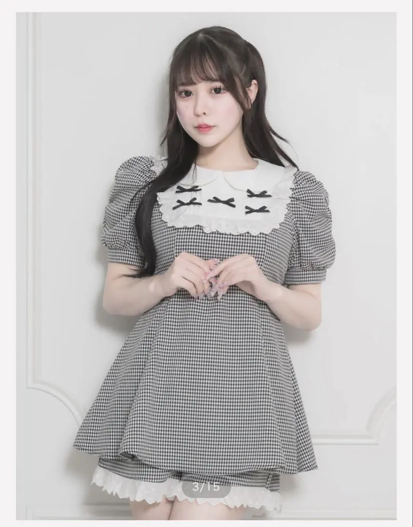 Thumbnail of pium Cotton Frill Yoke Set Up