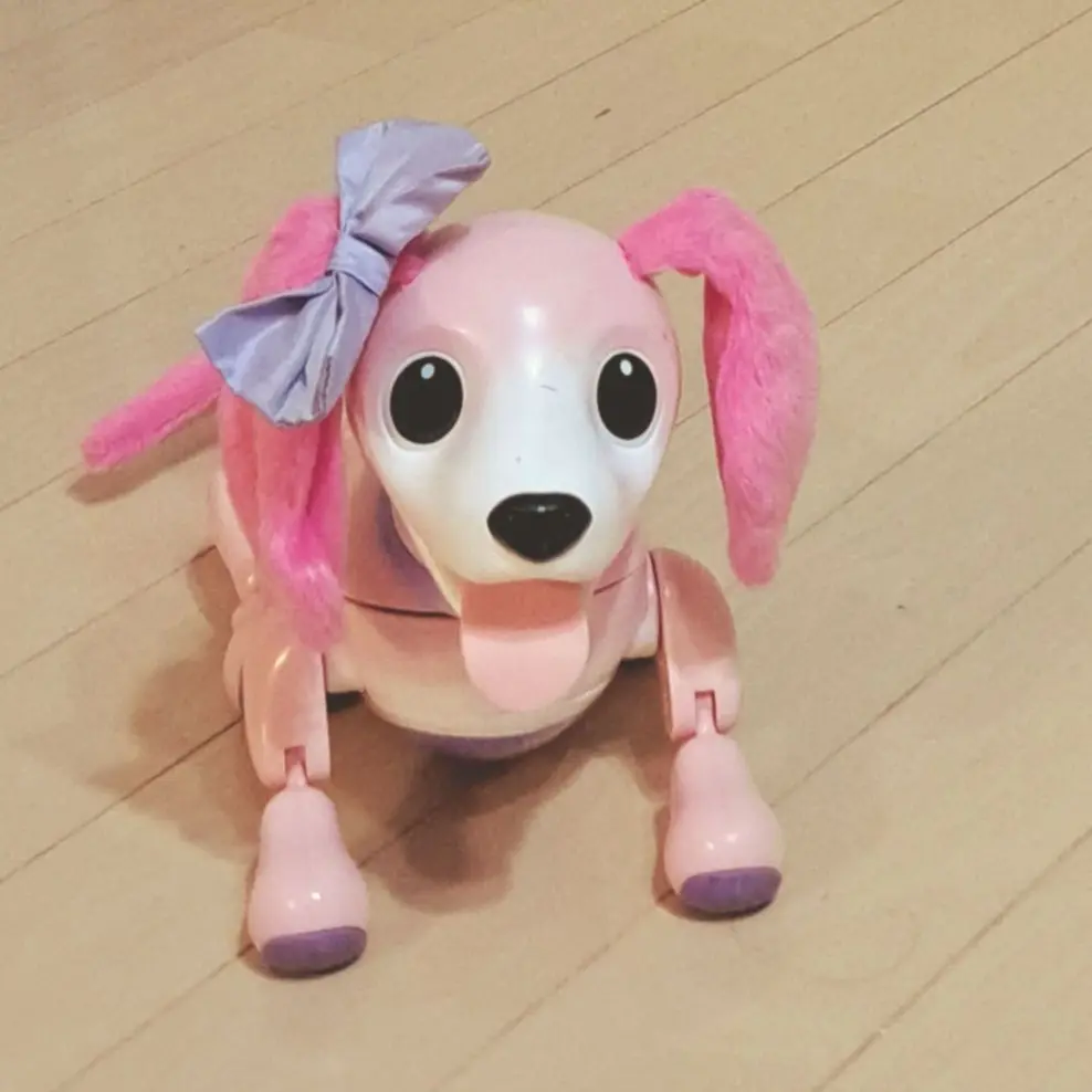 【希少未使用】ハローズーマー！　ミニチュアダックス ピンク　タカラトミー ハロー！ズーマー ミニチュアダックス ピンク｜の通販は
